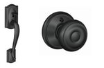 Schlage FE285 CAM/GEO Camelot Lower Handleset with Georgian Knob