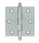 Deltana CH2525U Solid Brass 2-1/2 Inch x 2-1/2 Inch Full Mortise Cabinet Hinge (Sold in Pairs)