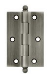 Deltana CH3020U Solid Brass 3 Inch x 2 Inch Full Mortise Cabinet Hinge (Sold in Pairs)