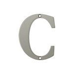 Deltana RL4C Solid Brass 4 Inch House Letter &quot;C&quot;