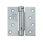 Deltana DSH44 Single Action 4 Inch x 4 Inch Steel Spring Hinge with Square Corners (Sold Each)
