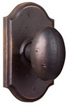 Weslock 7100 Durham Molten Bronze Collection Passage Knobset with Premiere Rosette
