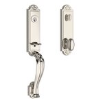 Baldwin EEELIXELLEBESMT Reserve Elizabeth Single Cylinder Handleset with Ellipse Knob and Elizabeth Escutcheon with SmartKey Cylinder