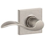 Schlage F10ACC/COL Accent Passage Leverset with Collins Decorative Rosette