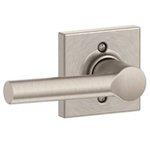 Schlage F170BRW/COL Broadway Single Dummy Lever with Collins Decorative Rosette