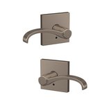 Schlage Custom FC172WIT/COL Whitney Dummy Leverset with Collins Decorative Rosette (2 Single Dummies)