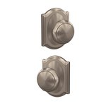 Schlage Custom FC21AND/CAM Andover Passage/Privacy Knobset with Camelot Decorative Rosette