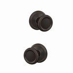 Schlage Custom FC21OFM/ALD Offerman Passage/Privacy Knobset with Alden Decorative Rosette