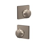 Schlage Custom FC21PLY/COL Plymouth Passage/Privacy Knobset with Collins Decorative Rosette