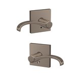 Schlage Custom FC21WIT/COL Whitney Passage/Privacy Leverset with Collins Decorative Rosette