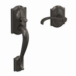 Schlage Custom FC285 CAM/WITxCAM Camelot Lower Handleset with Whitney Lever & Camelot Rosette