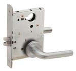 Schlage L9010 02A Passage Latch Mortise Lock with 02 Lever and A Rose