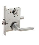 Schlage L9080P 02A Storeroom Mortise Lock with 02 Lever and A Rose