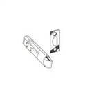 Omnia 107LPA38 2-3/8 Inch Backset Lever Strength Passage Latch for Stainless Steel Collection