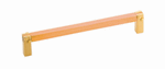 Emtek 86276 Arts and Crafts Brass Mortise and Tenon Cabinet Pull 6 Inch Center-to-Center