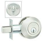 Omnia MODDBA Square Auxiliary Deadbolt From the Prodigy Collection