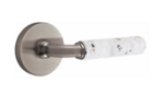 Emtek R-Bar Terrazzo 5109 Select Brass Passage Leverset with Disk Rosette for Right Handed Doors product