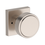 Baldwin PV.VAS.CSR Reserve Vashon Privacy Knobset with Contemporary Square Rosette