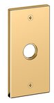 Baldwin R052.IDM Single Estate 5 Inch Contemporary Rosette for Dummy Function