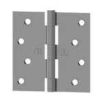 Hager RC1741 4" x 4" 1/4" Radius Full Mortise Residential Plain Bearing Hinge (Sold Each)