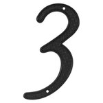 Deltana RNZ43 Zinc 4 Inch House Number