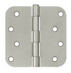 Deltana S44R5 Residential 4 Inch x 4 Inch Steel Hinge with 5/8 Inch Radius Corners (Sold in Pairs)