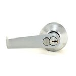 Schlage S51RD-SAT Saturn Entrance Door Lever Set with Full Size Interchangeable Core