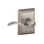 Schlage F40ACC/ADD Accent Privacy Leverset with Addison Decorative Rosette