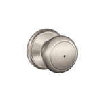 Schlage F40AND Andover Privacy Knobset