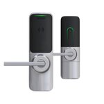 Schlage Electronic XE360TOFBSMP6LAT XE360 Series Wireless Tubular Lock Offline Push Button Function with Smart Mobile Reader and Latitude Lever