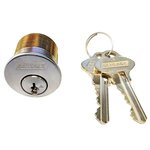Schlage 20-001S123114XQ11948 1-1/4" Everest Conventional Mortise Cylinder S123 Keyway Modular Dogging Cylinder