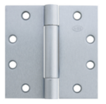 Ives 3CB1HW4124 4-1/2" x 4" Full Mortise Three Knuckle Heavy Weight Brass Hinge