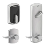 Schlage Electronic FE410FGRW512SAC Control Smart Interconnected Lock UL Listed with Greenwich Trim and Sacramento Lever with 5-1/2 Inch Bore Spacing