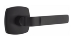 Emtek Aston 5306 Brass Modern Single Dummy Lever with Urban Modern Rosette for Right Handed Doors