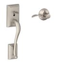 Schlage FE285 ADD/ACC Addison Lower Handleset with Accent Lever for Left Handed Doors