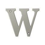 Deltana RL4W Solid Brass 4 Inch House Letter &quot;W&quot;