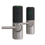 Schlage Electronic XE360TOFBSMP6BRW XE360 Series Wireless Tubular Lock Offline Push Button Function with Smart Mobile Reader and Broadway Lever