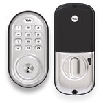 Yale Real Living YRD216ZW2 Assure Push Button Deadbolt with Z-Wave