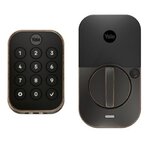 Yale Real Living YRD634ZW2 Pro 2 Lock SL Key Free Pushbutton Deadbolt with ZW2 Z-Wave