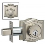 Omnia ARCHDBA Arched Auxiliary Deadbolt From the Prodigy Collection