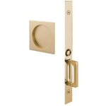 Emtek 2184 Square Passage Pocket Door Mortise Lock for 2" Thick Doors