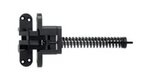 Soss 418IC 1-1/8" x 4-39/64" Heavy Duty Alloy Steel Fire Rated Invisible Spring Hinge for 1-3/4" Doors