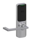 Schlage Electronic XE360TOFBSMP6LON-E XE360 Series Wireless Tubular Lock Offline Push Button Function with Smart Mobile Reader and Extended Longitude Lever