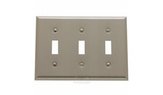 Deltana Triple Toggle Switch Plates